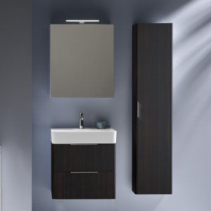 Aukšta spintelė Laufen BASE 350x185x1650 mm, 1 durelės, lankstai kairėje, spalva - balta blizgi