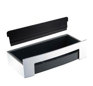 Dušo lentynėlė su stiklo valytuvu Bemeta Cytro 225x63x115 mm.