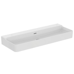 Praustuvas Ideal Standard Conca, matmenys:1200x450x165mm, be skylės maišytuvui, su persipylimu