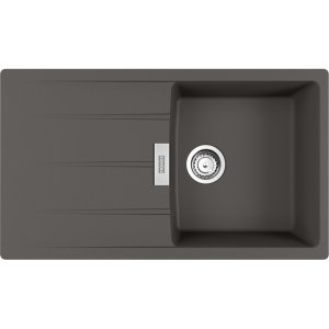Fragranito plautuvė Franke CENTRO CNG611-86 su ekscentriniu ventiliu, pasukama rankenėle, spalva - Tamsiai pilka (slate grey)