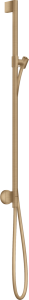 Dušo stovas AXOR One 0,9 m, su vandens pajungimu ir 1,60 m žarna, šlifuotos bronzos spalvos (Brushed Bronze)