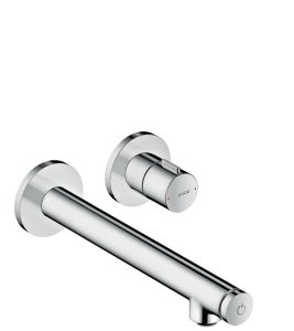 Praustuvo maišytuvas AXOR Uno Select 221 mm, 2 dalių, iš sienos, chromo spalvos