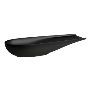 Praustuvas-dubuo Laufen ILBAGNOALESSI 1000x380x170 mm, be perlajos, be angos maišytuvui, spalva - juoda matinė