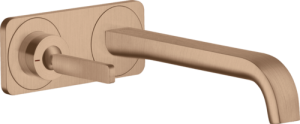 Praustuvo maišytuvas AXOR Citterio E 221 mm, iš sienos, šlifuoto raudono aukso spalvos (Brushed Red Gold)