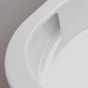 Pakabinamo WC unitazo Hansgrohe EluPura S su AquaHelix Flush nuleidimu, HygieneEffect danga ir plono dangčio su SoftClose+QuickRelease komplektas