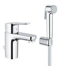 Praustuvo maišytuvas GROHE Bauedge su bidete dušeliu, chromo spalvos 
