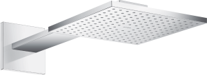 Dušo galva su laikikliu iš sienos AXOR ShowerSolutions 250/250 1jet, chromo spalvos
