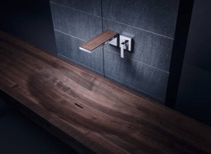 Praustuvo maišytuvas AXOR MyEdition 221 mm, 2 dalių, iš sienos, be apdailos, chromo spalvos 