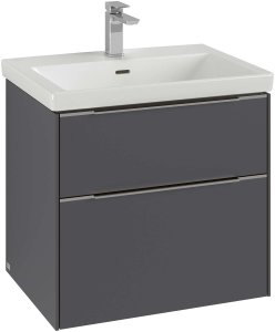 Spintelė apatinė Subway 3.0 622x576 cashmere grey, rank. Volcano black