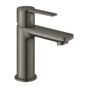 Praustuvo maišytuvas GROHE Lineare XS dydis, su paspaudžiamu ventiliu, matinė grafito spalva (Brushed Hard Graphite)