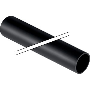 Geberit vandens nuleidimo alkūnės prailginimas pakabinamam WC puodui neįgaliesiems, d=45mm, 100 cm