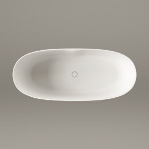 Vonia PERLA 1750x760, silkstone balta