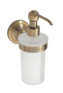 Pakabinamas muilo dozatorius Bemeta Retro, 230 ml, bronzos spalvos
