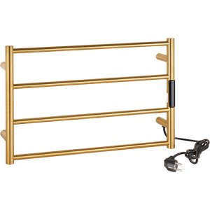 Elektrinis rankšluosčių džiovintuvas BEMETA Laderra mini, 560x370 mm, 63 W, Gold matt