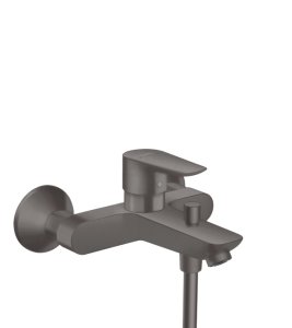 Vonios/dušo maišytuvas HANSGROHE Talis E, spalva - šlifuoto juodo chromo (brushed black chrome)