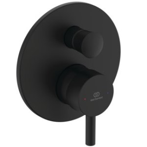 Maišytuvas voniai/dušui Ideal Standard Ceraline, potinkinis, su potinkine dalimi (Kit1+Kit2), spalva - juoda matinė