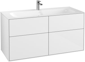 Spintelė apatinė VILLEROY&BOCH Finion 1196x591x498mm, blizgios baltos spalvos