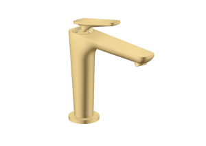 Praustuvo maišytuvas AXOR Citterio C 125 su "CoolStart" technologija, dugno vožtuvu, šlifuoto aukso spalvos (Brushed Gold Optic)