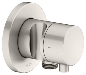 Dekoratyvinė dalis IXMO 2 padėčių diverterio, stop, laikiklis, pajungimas, brushed nickel