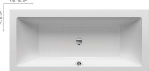 Vonia Ravak Formy 01, 170x75 cm