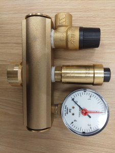 Apsaugos grupė horizontali VAC02 1" 3bar