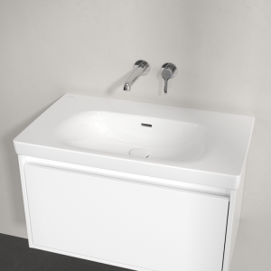 Praustuvas Villeroy & Boch Skyla 800x460, be skylės maišytuvui, C+ danga