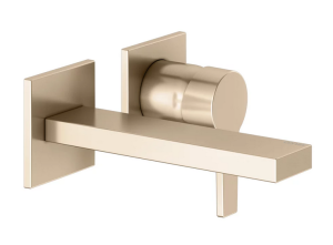 Praustuvo maišytuvas iš sienos Edition11, 2 dalių, snapas 165mm, spalva -  šlifuota bronza (brushed bronze)