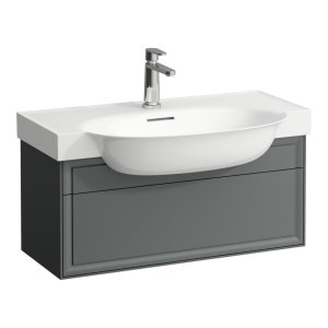 Spintelė praustuvui Laufen THE NEW CLASSIC 775x315x345 mm, 1 stalčius, tinka praustuvui 813855, spalva - traffic grey