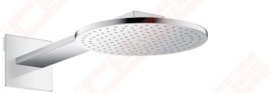Dušo galva su laikikliu iš sienos AXOR ShowerSolutions 250 1 jet, chromo spalvos