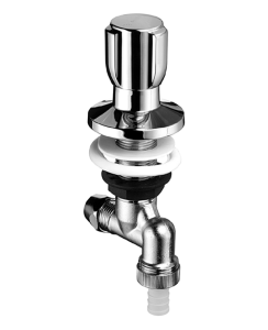 Plautuvės ventilis Schell COMFORT 1/2"x10 mm, chromuotas