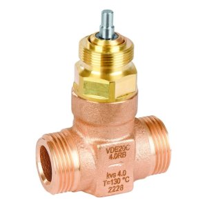 Dvieigis vožtuvas DN25, PN25, 6.3m³/h