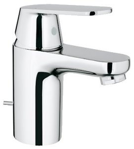 Praustuvo maišytuvas GROHE Eurosmart Cosmopolitan Eco S dydis, su dugno vožtuvu, chromo spalvos 