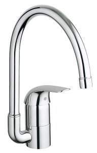 Plautuvės maišytuvas GROHE Euroeco 1/2", chromo spalvos 