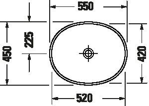 Praustuvas dubuo BALCOON 550x420  