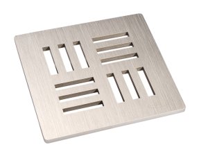 Grotelės AISI316 nerūdijančio plieno 115x115mm  "Nil"