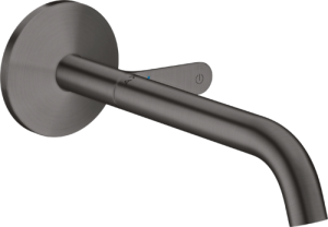 Praustuvo maišytuvas AXOR One Select 220 mm, iš sienos, šlifuoto juodo chromo spalvos (Brushed Black Chrome)