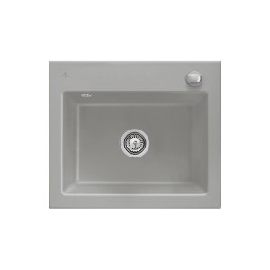 Plautuvė VILLEROY&BOCH Subway 60S montuojama iš viršaus, pilkos spalvos