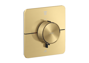 Dekoratyvinė dalis AXOR ShowerSelect ID potinkiniam termostatiniam maišytuvui, 2 funkcijų, šlifuoto aukso spalvos (Brushed Gold Optic)