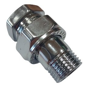 Jungtis išardoma tiesi vidus/išorė 1/2" chromas Pattaroni