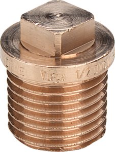 Aklė išoriu sriegiu 3/4“ bronza (Viega)