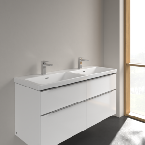 Praustuvas VILLEROY&BOCH Subway 3.0 1300x475 dvigubas, Ceramic Plus danga 