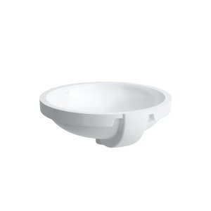 Praustuvas LAUFEN PRO 420x420x170 mm, įmontuojamas iš apačios, be angos maišytuvui