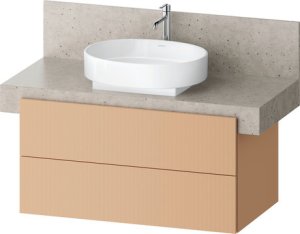 Spintelė pakabinama konsolei BALCOON Terraccino Structured Matt, 2 stalčiai, 1000x552x570