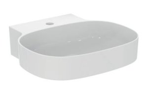 Praustuvas Ideal Standard Linda-X, matmenys: 500x480x135, be persipylimo, šlifuota apačia