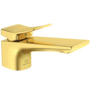 Praustuvo maišytuvas Ideal Standard Conca, su dugno vožtuvu, Brushed Gold