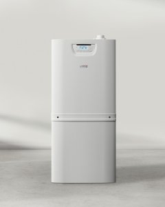 Dujinis kondensacinis katilas Protherm Liūtas 25 KKZ90 su integruota 89L talpa karštam buitiniam vandeniui ruošti