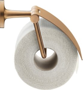 Laikiklis WC popieriui Starck T su dangteliu, brushed bronze
