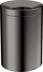 Atvira šiukšliadėžė AXOR Universal Circular, 5 l, poliruoto juodo chromo spalva (Polished Black Chrome)