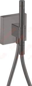 Rankinio dušo komplektas AXOR Edge 120/120 2jet, šlifuoto juodo chromo spalvos  (Brushed Black Chrome)