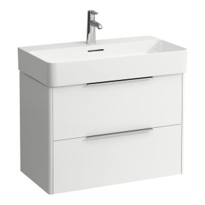 Spintelė praustuvui Laufen BASE 735x390x530 mm, su dviem stalčiais, praustuvui 810285, spalva- balta matinė